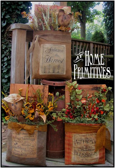 Shutters Wrapped And Adorned For The Fall Season By At Home Primitives Fall Decor Diy