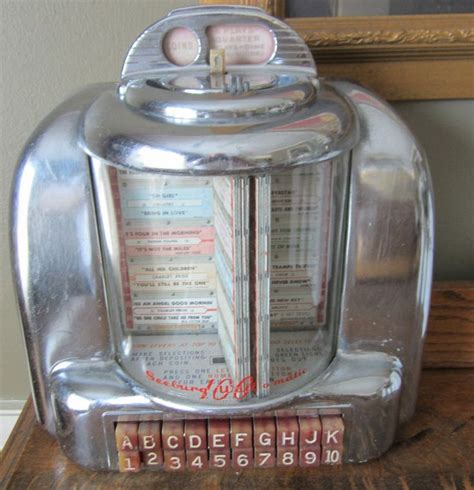 Vintage Seeburg 100 Wall O Matic 3w 1 Diner Booth Jukeboxno Key1950s