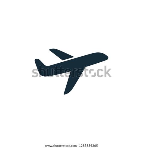 Airplane Icon Vector Transportation Logo Template Stock Vector (Royalty ...