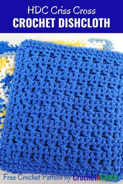 Crochet Cross Stitch Dishcloth Crochetncrafts