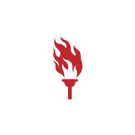 Flame Fire Icon Logo Illustration Vector Art At Vecteezy