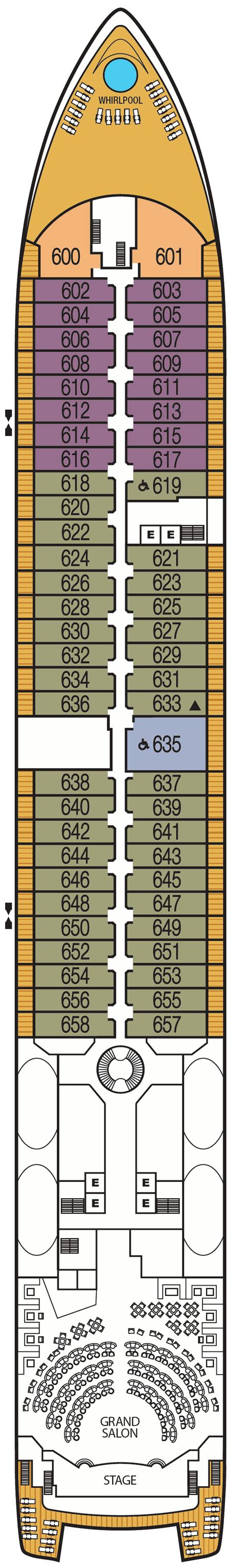 Seabourn Odyssey Deck Plans