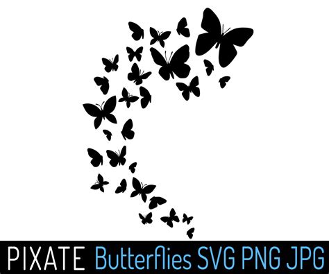 Craft Supplies & Tools Papercraft png Butterflies cameo Cricut ...