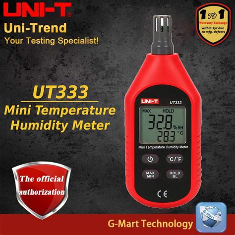 Uni T Ut Mini Temperature Humidity Meter Shopee Malaysia