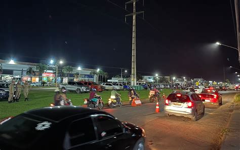 Operação Lei Seca em Sinop autua 58 veículos e prende 6 motoristas por