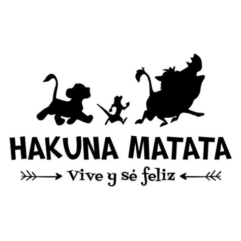 Vinilo Decorativo Hakuna Matata Clothes 4 All Dibujos De Colorear