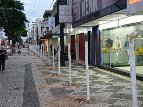 Revitalização Do Calçadão De Araranguá Deve Ser Concluída Até O Final