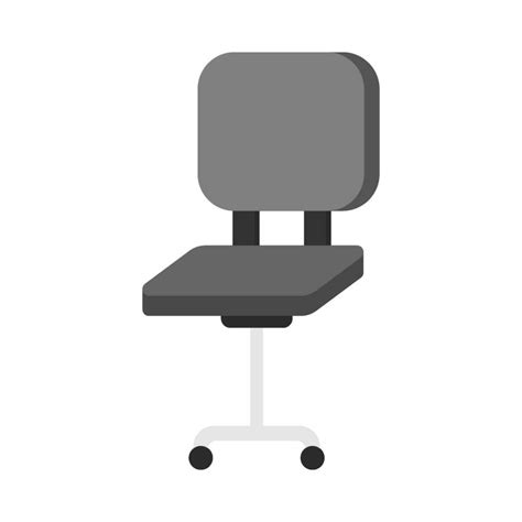 Office work chair flat illustration 34992398 Vector Art at Vecteezy