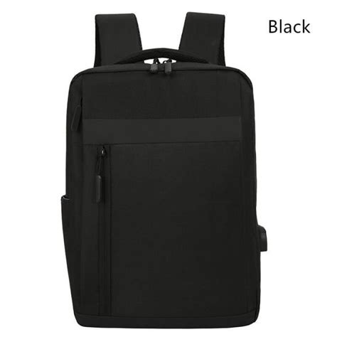 12x30x42cm Le noir Sac à dos Anti vol avec chargeur USB 20l pour