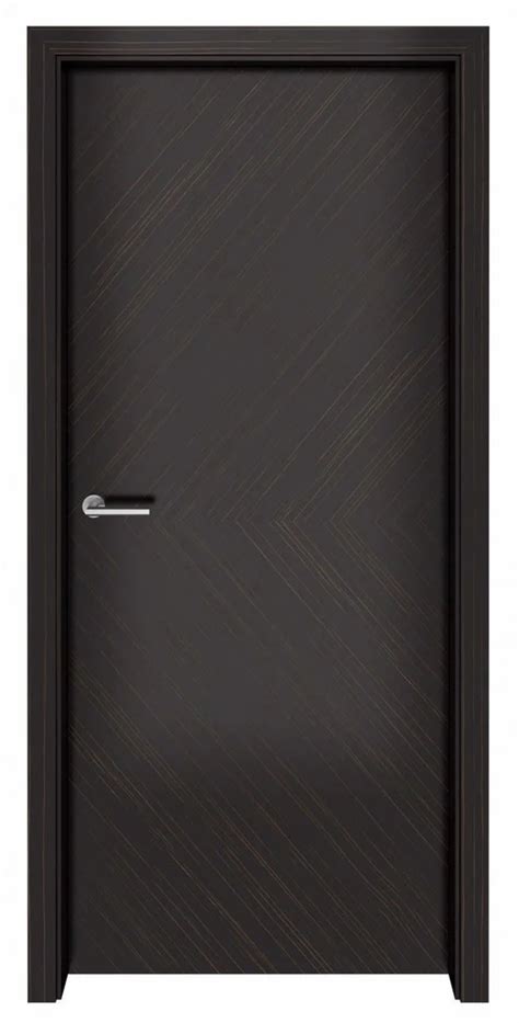 Black Powder Coated Upvc Bathroom Door Design Pattern Textured At Rs