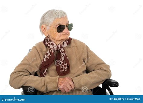 Blind Senior Woman Stock Photo Image Of Illness Isolated 143248576