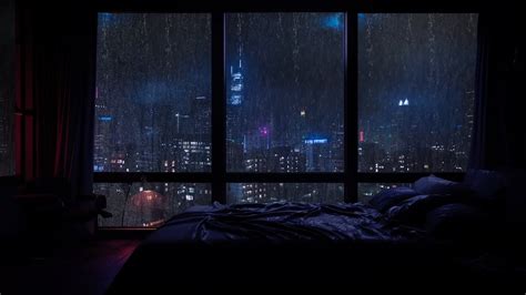 New York Apartment Rain Thunder For Sleep No Ads Cozy Rain