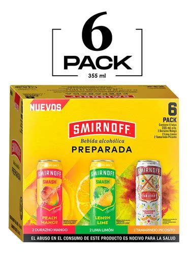 Smirnoff Mix 355 Ml 8 Alc 6 Pack