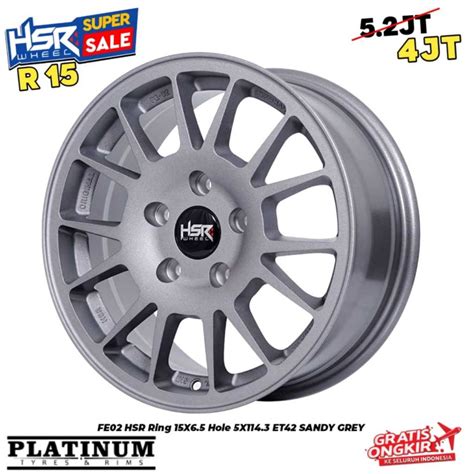 Jual Velg Mobil Rally Look Hsr Fe 02 R15 LOBANG 5X114 3 Ertiga Innova