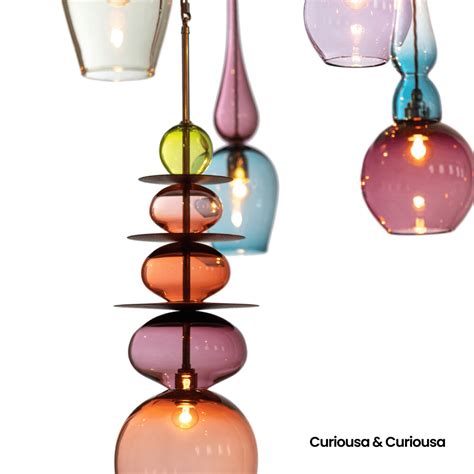 Coloured Glass Ceiling Pendant Lights Shelly Lighting