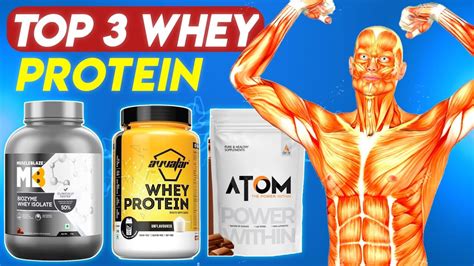 Top 3 Whey Protein In 2023 Best Whey Protein For Muscle Gain As It