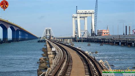 Pamban New Vertical Lift Rail Sea Bridge