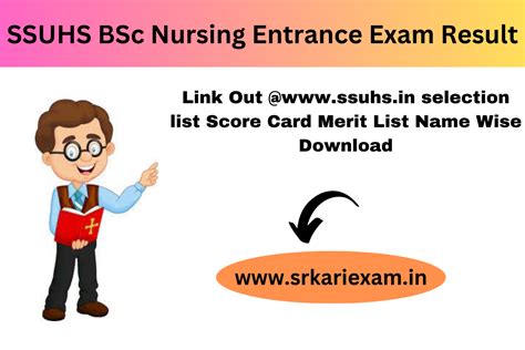 SSUHS BSc Nursing Entrance Exam Result 2023 24 Link Out Ssuhs In