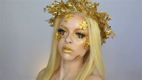 Golden Goddess Makeup Tutorial Colour Creep Youtube