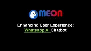 PPT Enhancing User Experience With Generative AI A Look At Chatbots