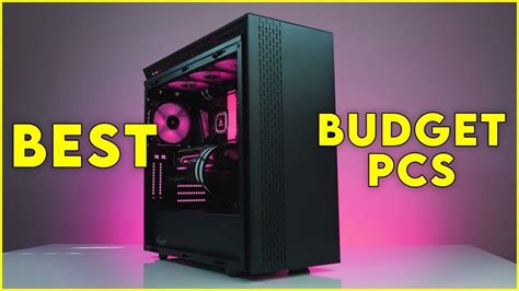 Best Budget Prebuilt Gaming Pc In 2021 October List Youtube