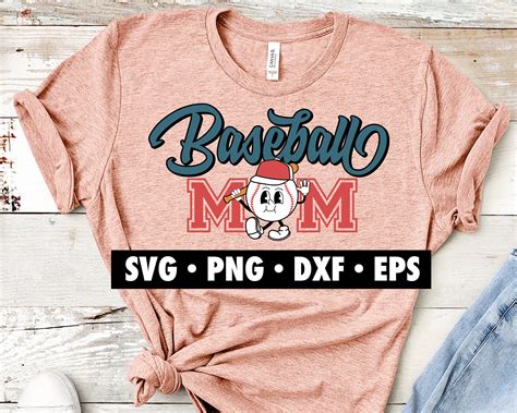 Baseball Mom Svg Baseball Mom Png Retro Baseball Svg Retro Etsy