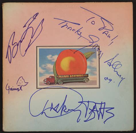 Lot Detail - Allman Brothers Signed "Eat A Peach" Album