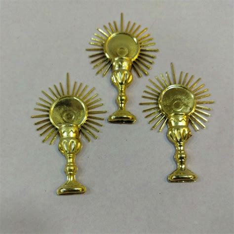 Aplique Comunh O Ostens Rio Dourado Cm Pacote Und Shopee Brasil