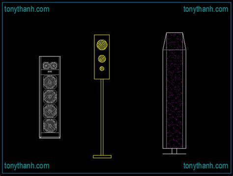 Speaker Loudspeaker Speakerphone Cad Block Dwg Speaker Flickr