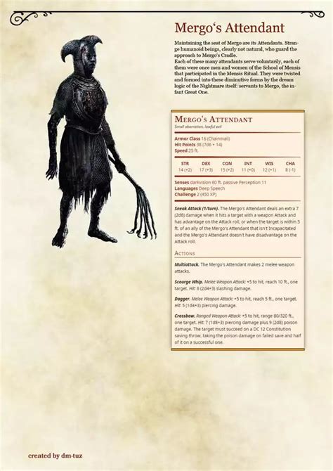 Bloodborne Monster Manual By Dm Tuz Bloodborne Dnd Monsters