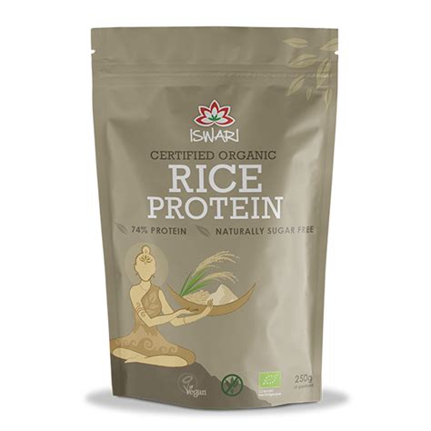 Buy Now Rice Protein Powder Bio Vegan Proteins Iswari