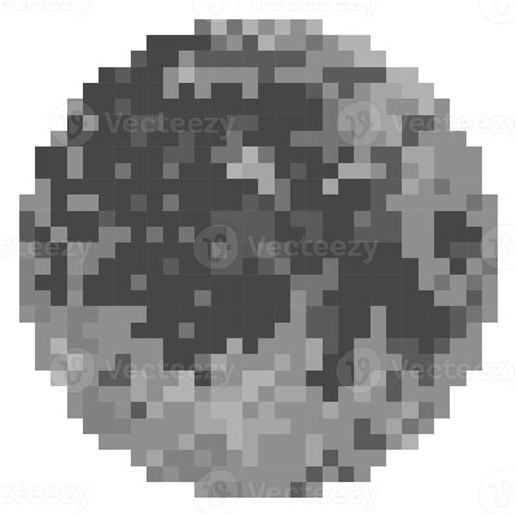 Pixel Art Moon 13743331 Png