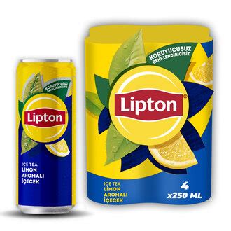 Lipton Ice Tea Limon Kutu 4x250 ml OnuAl Fiyat Arşivi