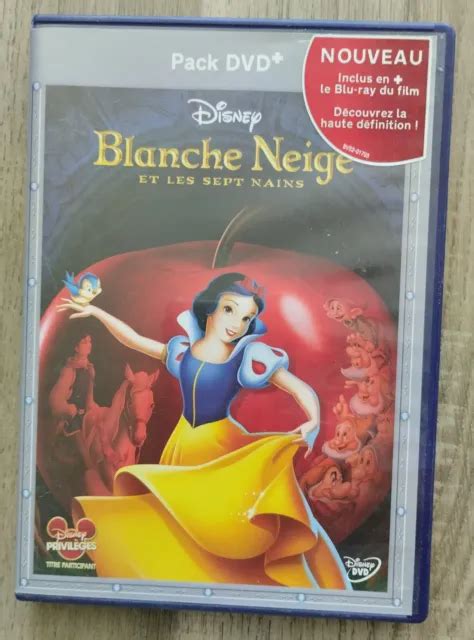 PACK DVD DVD Blu Ray Walt Disney Blanche Neige Et Les Sept Nains N