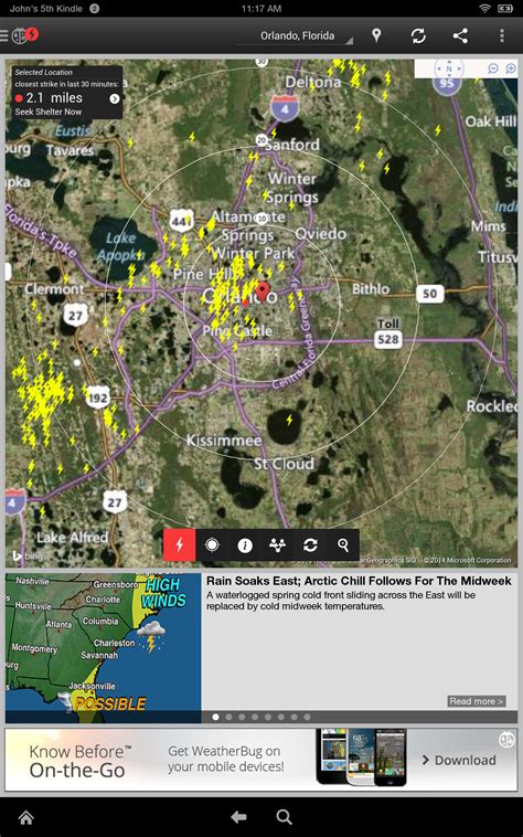 Weatherbug Free Local Weather Forecast Radar Map Severe Storm