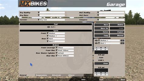 Supermoto - controller setups and bike setups