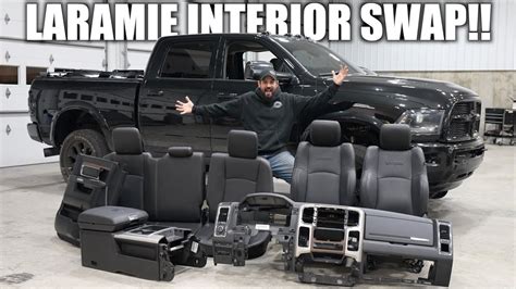 Full Ram Laramie Interior Swap Tradesman Upgrades Youtube