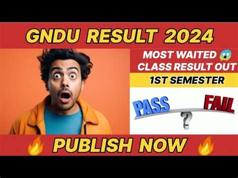 Gndu Result Publish Now Most Waited Class St Semester Gndu