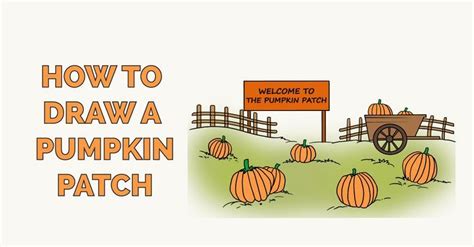 how to draw a pumpkin patch - Jame Mckenna