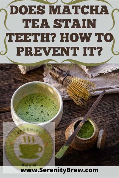 Does Matcha Tea Stain Teeth How To Prevent It Serenity Brew