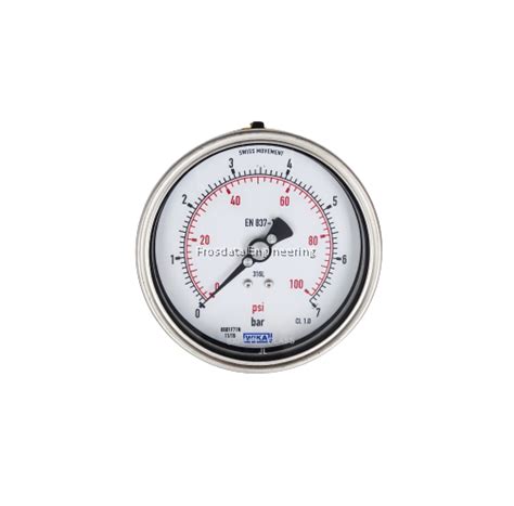 Wika Fully Stainless Steel Pressure Gauge With Without