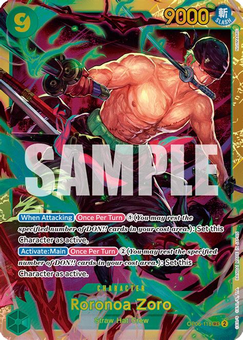 Optcg Products Op Roronoa Zoro