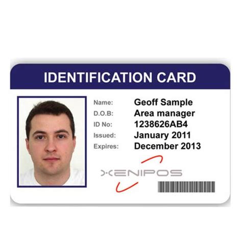 Coated Plain PVC Rectangular ID Card Feature Easy To Carry Light