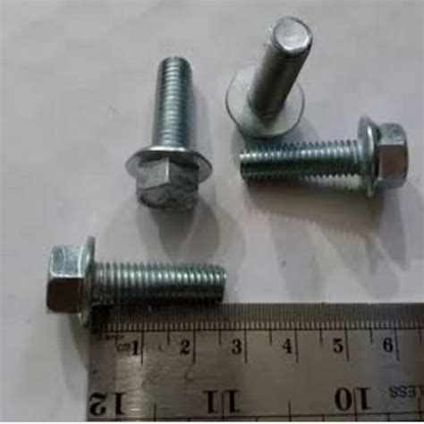 Baut Mandiri Jual Flange Bolt Putih M6 X 60 Kunci 8 Baut Flange Motor