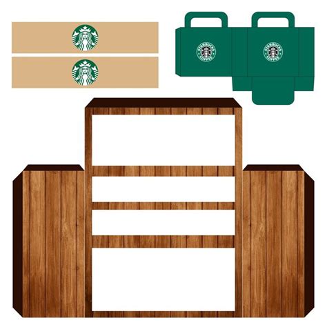 Diy Miniature Starbucks Coffee Cafe For Dools Starbucks Crafts