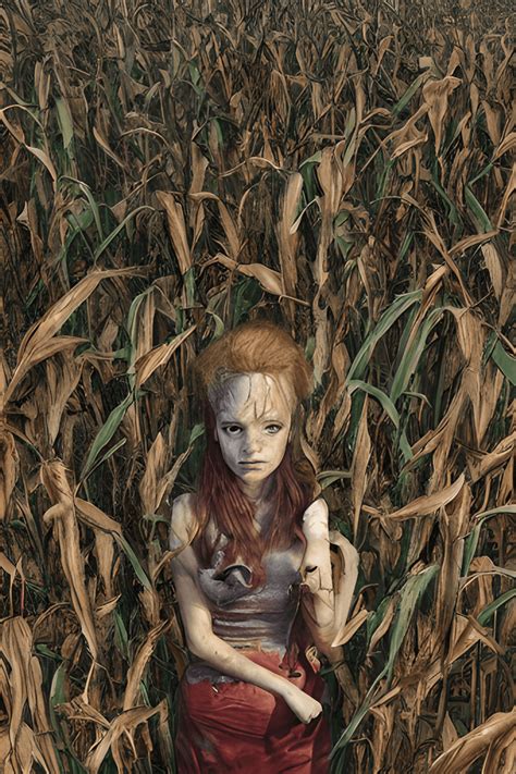 Tormented In The Haunted Cornfield · Creative Fabrica