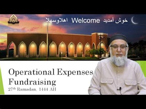 Let S Sustain Our Masjid Operational Expenses Fundraising Masjid Al