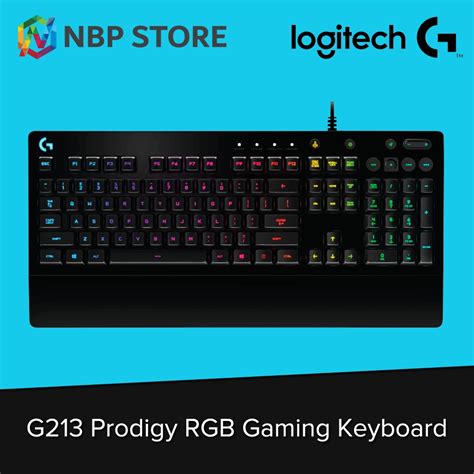 Logitech G213 Prodigy Rgb Gaming Keyboard Shopee Malaysia