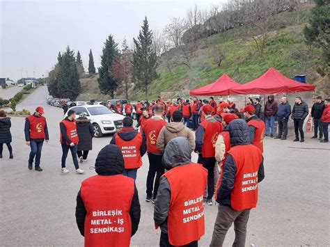 O fabrika greve başladı Kocaeli Son Dakika