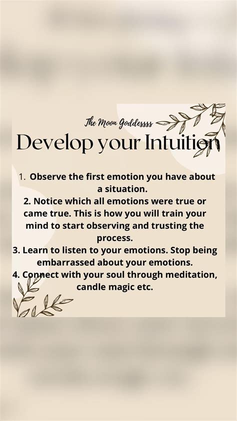 Develop Your Intuition With These Easy Steps Artofit